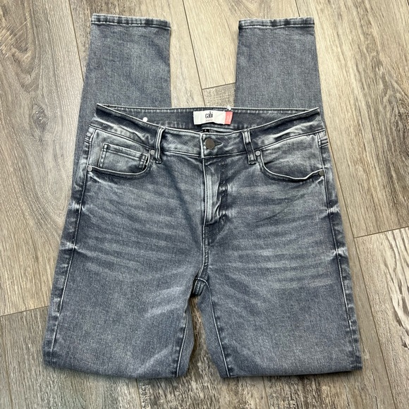 Cabi Women’s High Skinny Gray Denim Jeans Size 6 - Picture 1 of 11
